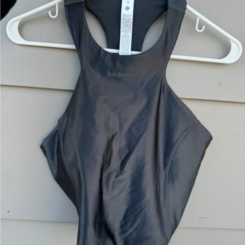lululemon athletica Black High-Neck Athletic Tank